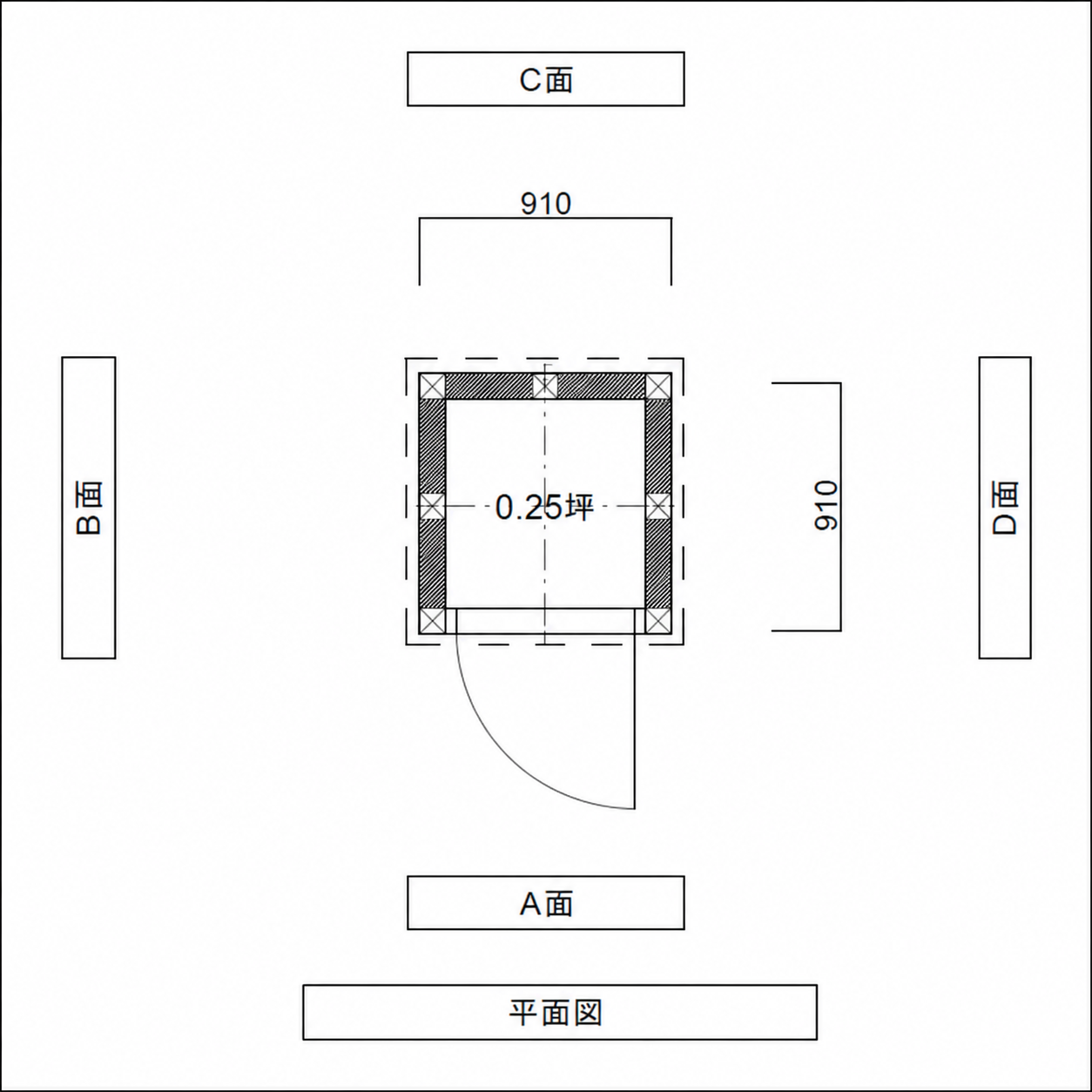 ペットハウスキット-S　国産材使用