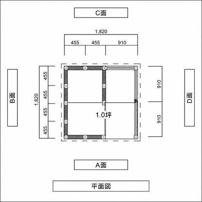 ペットハウス-LD　国産材使用