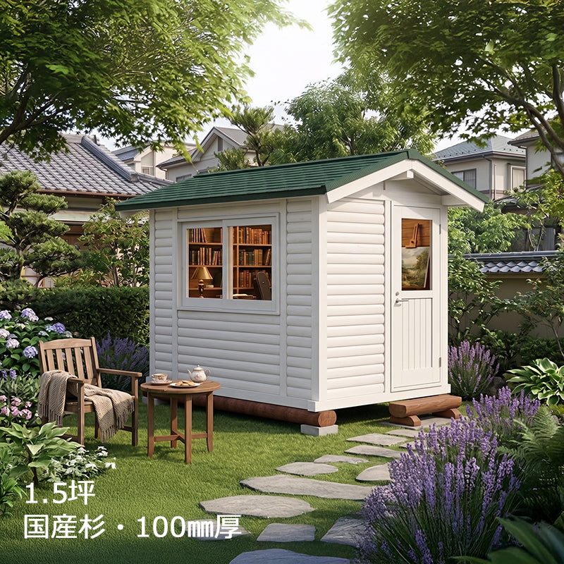 HDR1.5-ML-MR ログハウスキット ログキットハウス 1.5坪 国産材使用